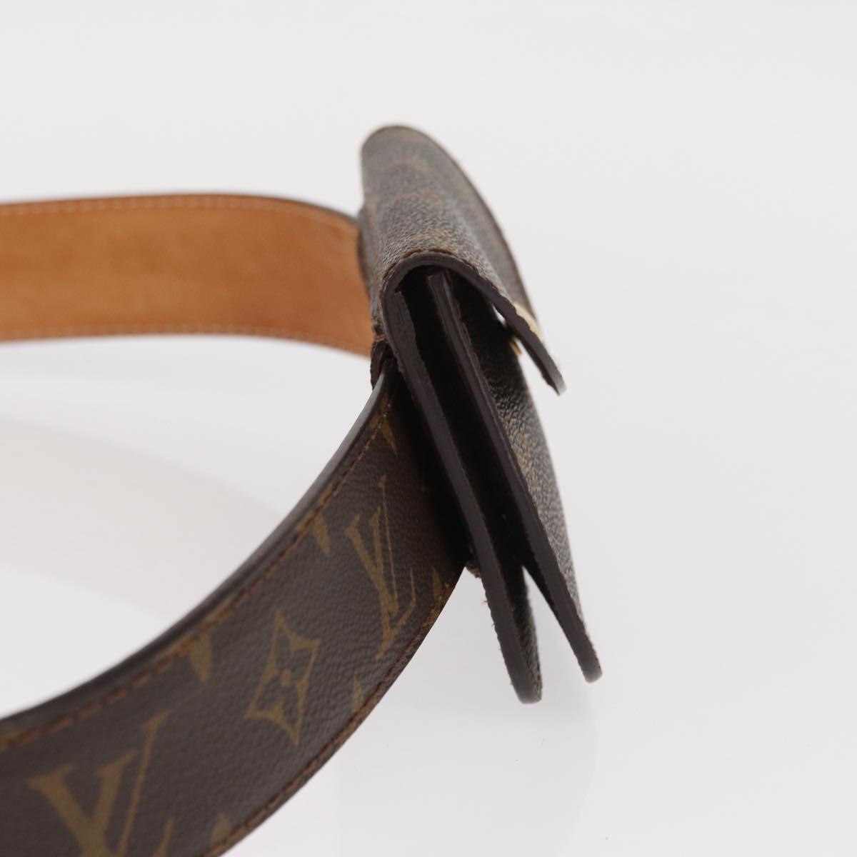 LOUIS VUITTON Monogram Ceinture Pochette Waist Bag M6933U LV Auth bs30908