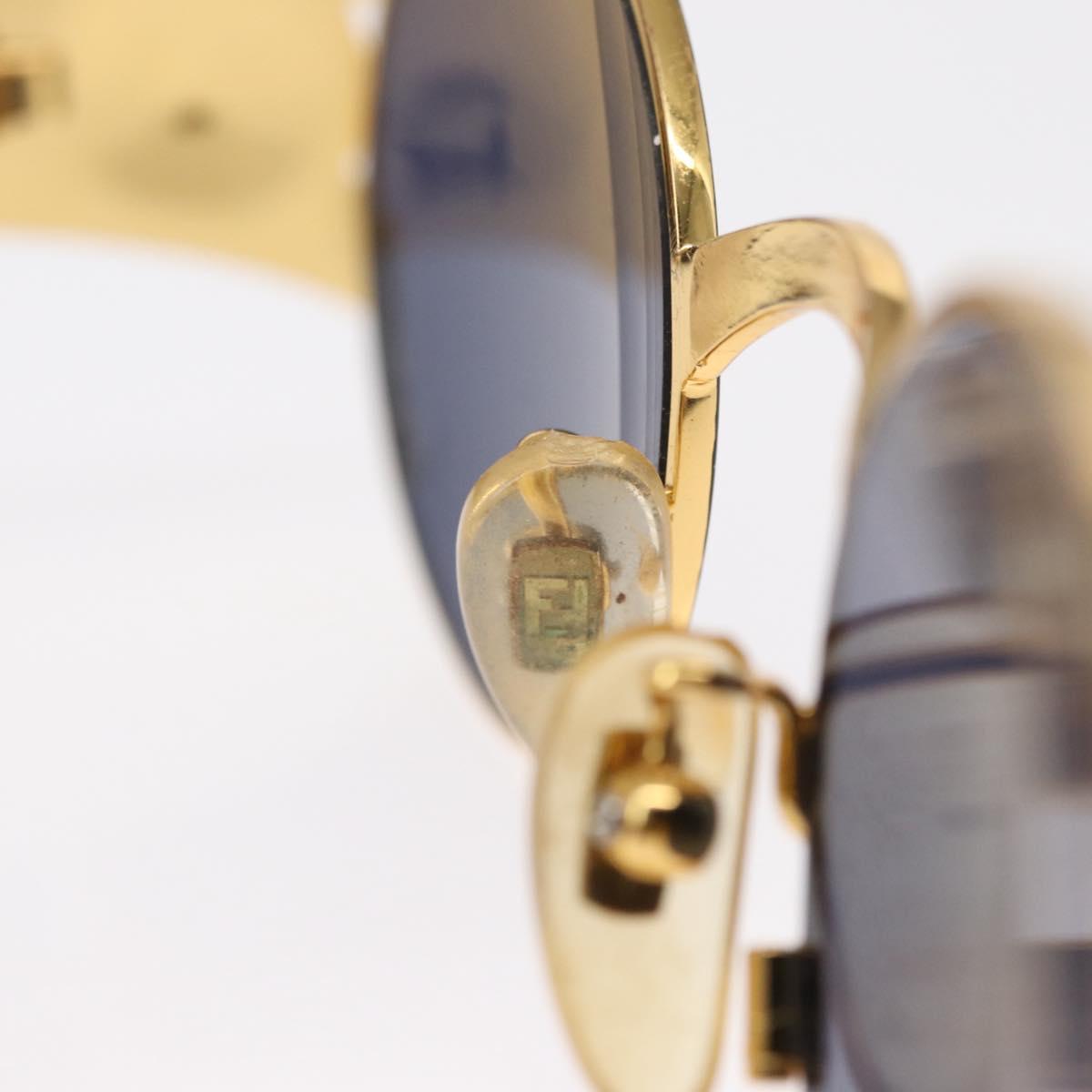 FENDI Sunglasses plastic Dark Brown Auth bs30921