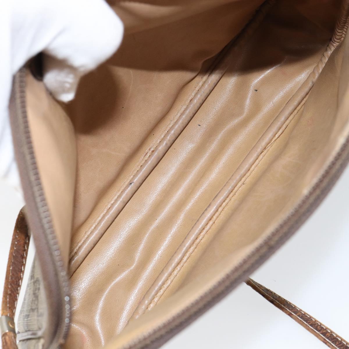 GUCCI GG Supreme Shoulder Bag PVC Beige Gold 007 115 6428 4002 Auth bs30925