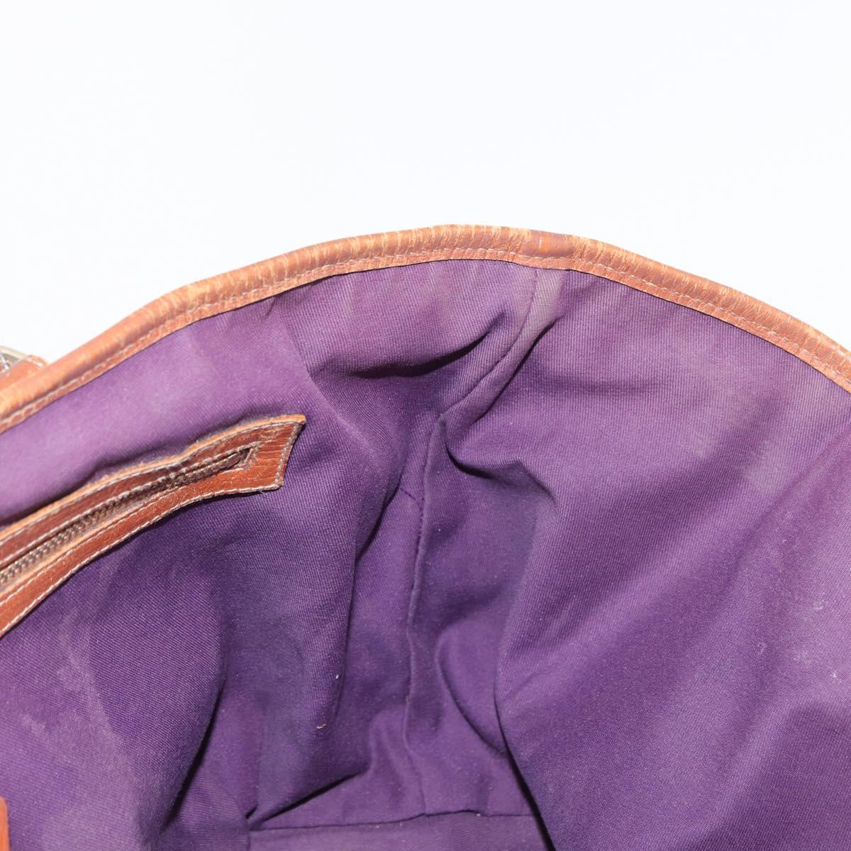 GUCCI GG Canvas Sherry Line Tote Bag Beige Gold 137396 Auth bs30941