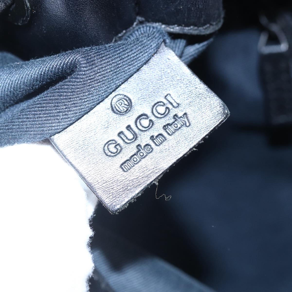 GUCCI GG Canvas Tote Bag Black 101341 Auth bs30942