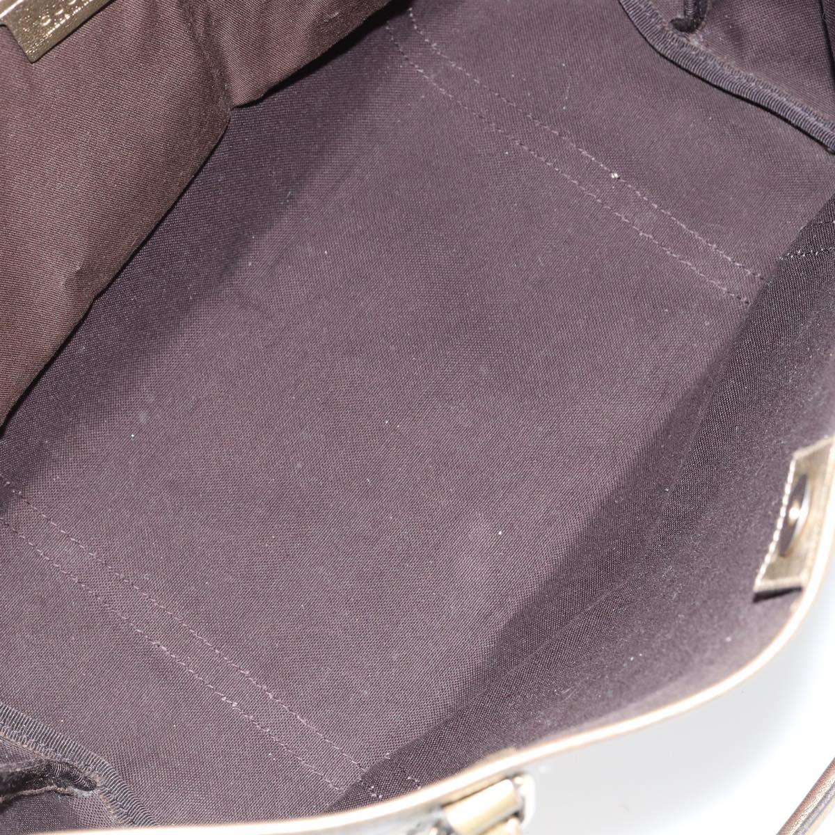 GUCCI GG Crystal Tote Bag Coated Canvas Pink Gold 197953 Auth bs30946