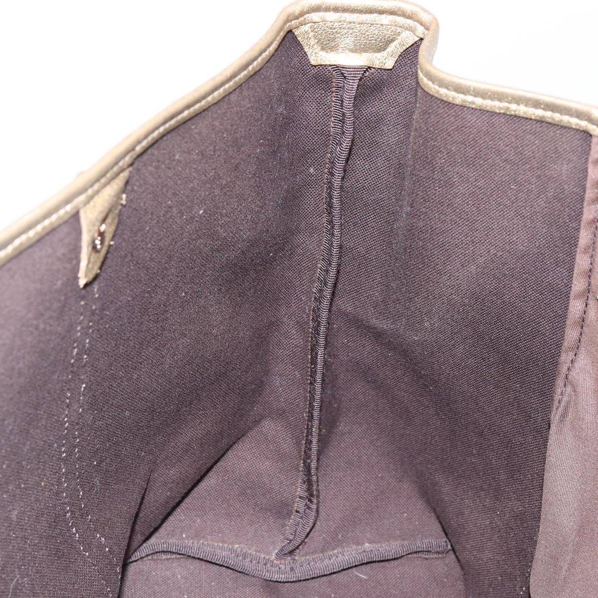 GUCCI GG Crystal Tote Bag Coated Canvas Pink Gold 197953 Auth bs30946