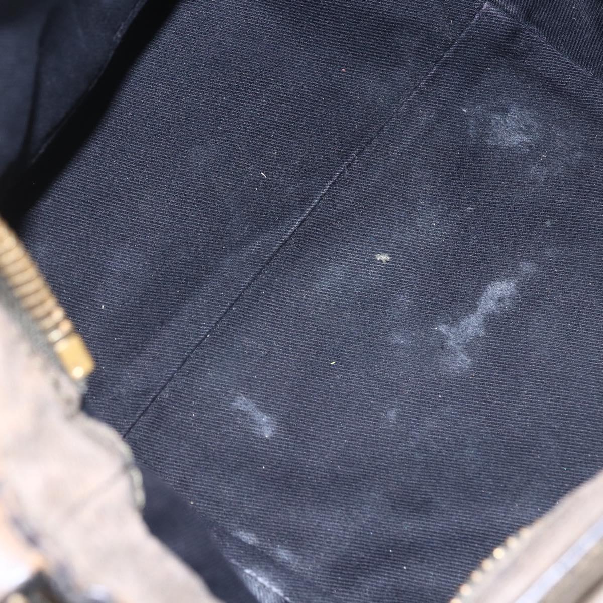 Chloe Etel Hand Bag Leather 2way Beige Gold Auth bs30955