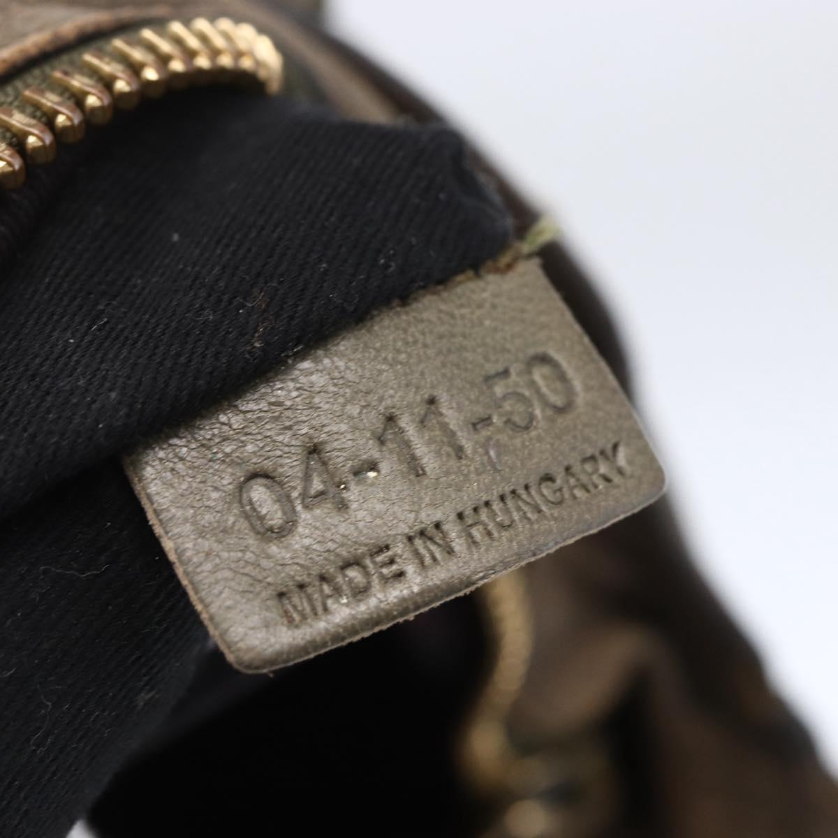 Chloe Etel Hand Bag Leather 2way Beige Gold Auth bs30955