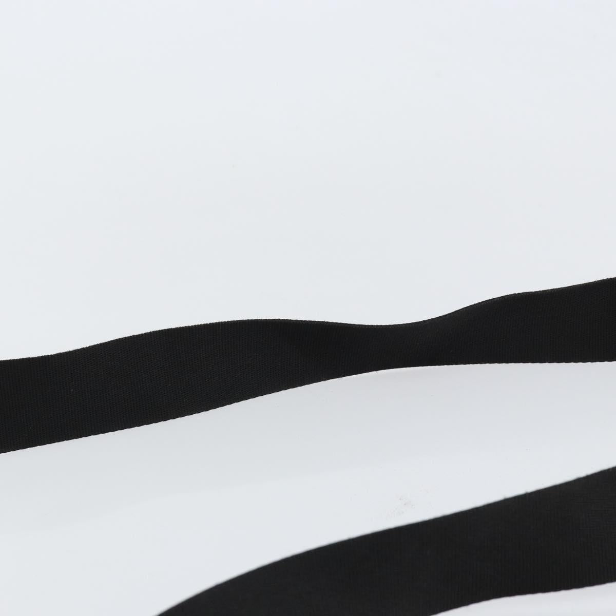 Christian Dior Trotter Canvas Shoulder Bag Navy Silver Auth bs30973