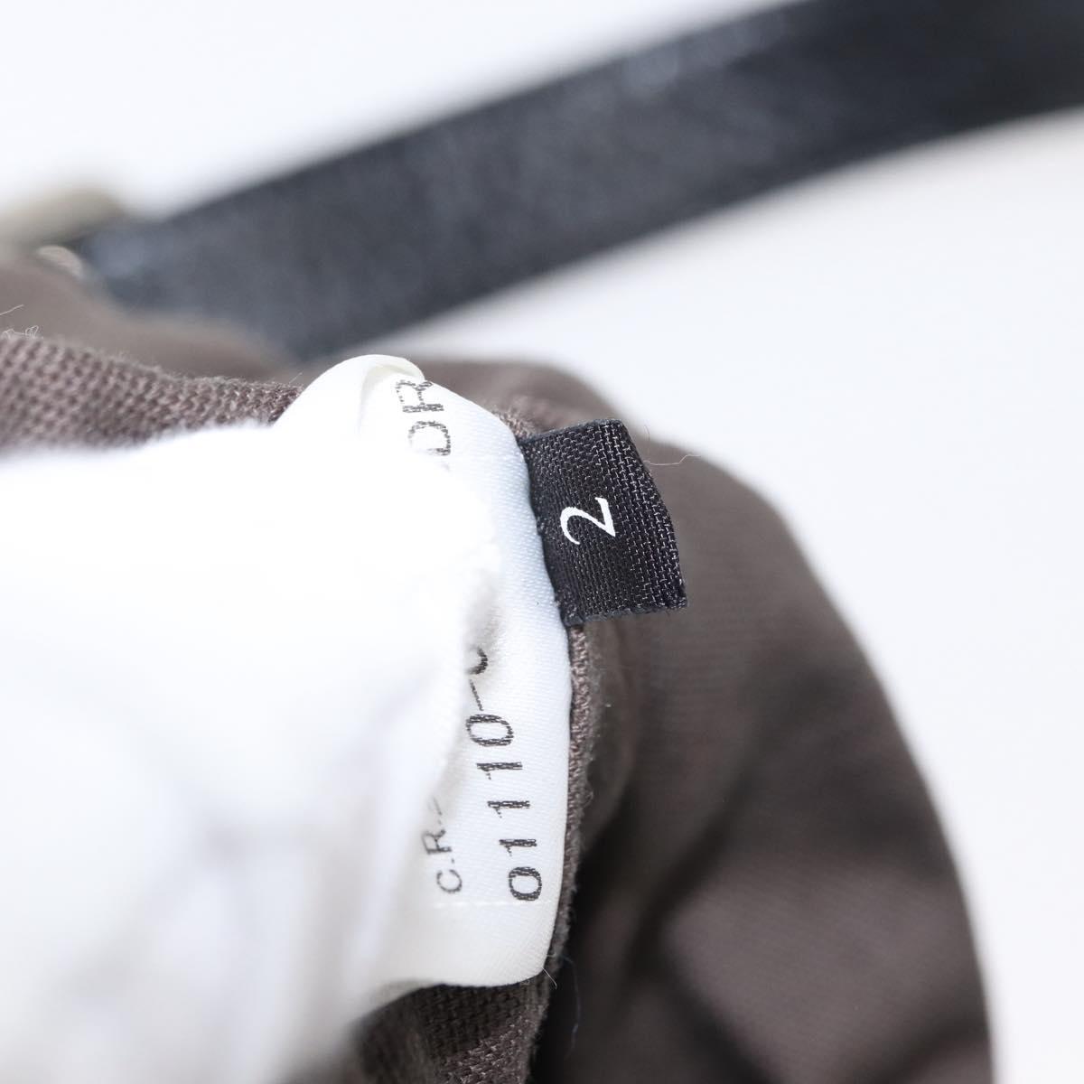 BURBERRY Blue Label Tote Bag Nylon Black Silver Auth bs30978