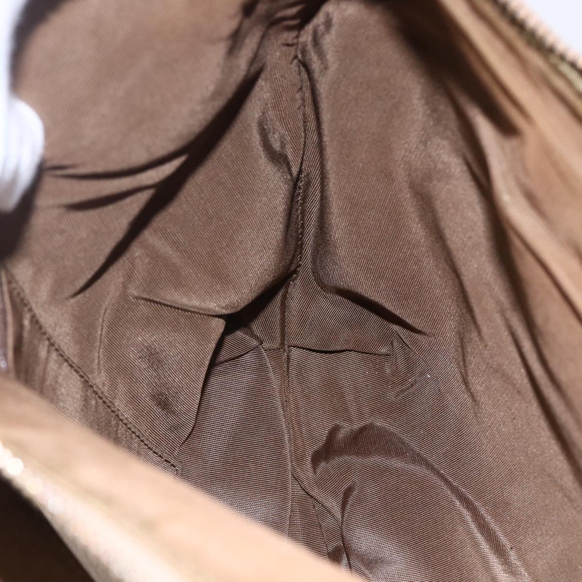 BURBERRY Blue Label Hand Bag Leather 2way Brown Auth bs30982