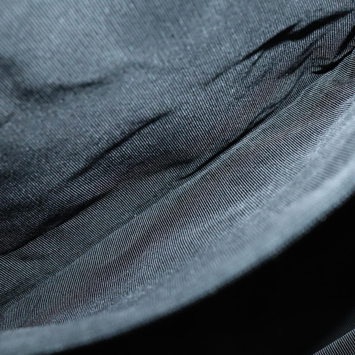 CHANEL Shoulder Bag Enamel Black Gold CC Auth bs30987