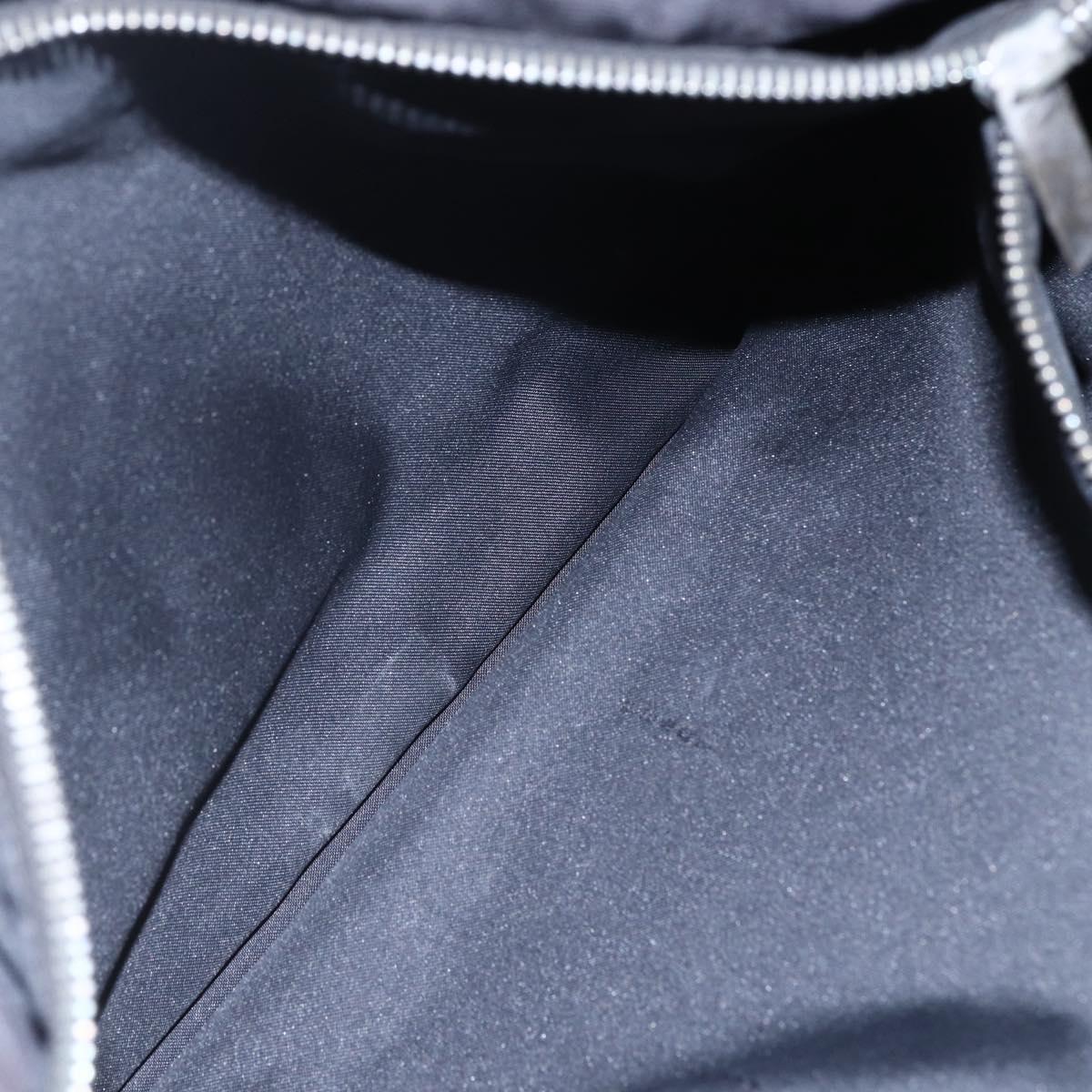 FENDI Zucca Canvas Tote Bag Black Brown Auth bs31006