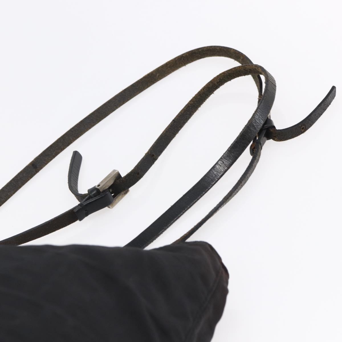 FENDI Zucca Canvas Tote Bag Black Brown Auth bs31006