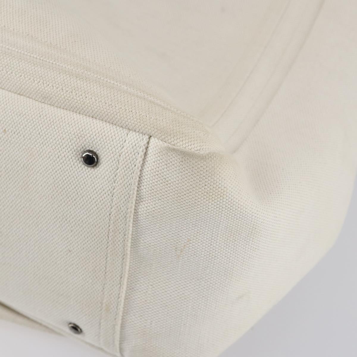 VALENTINO Tote Bag Canvas 2way White Auth bs31013