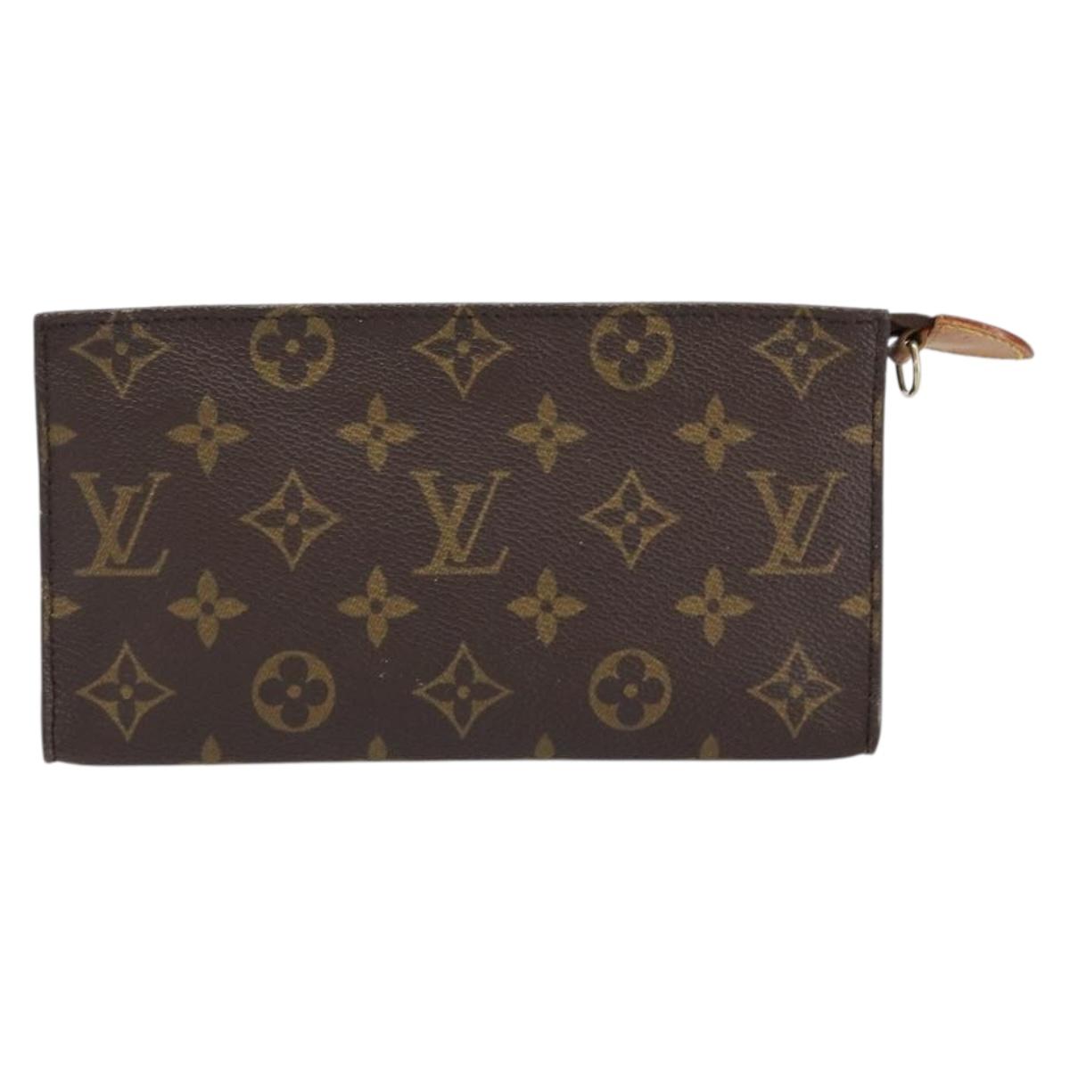 LOUIS VUITTON Monogram Bucket GM Accessory Pouch LV Auth bs31030