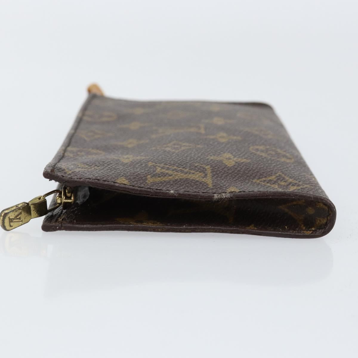 LOUIS VUITTON Monogram Bucket GM Accessory Pouch LV Auth bs31030