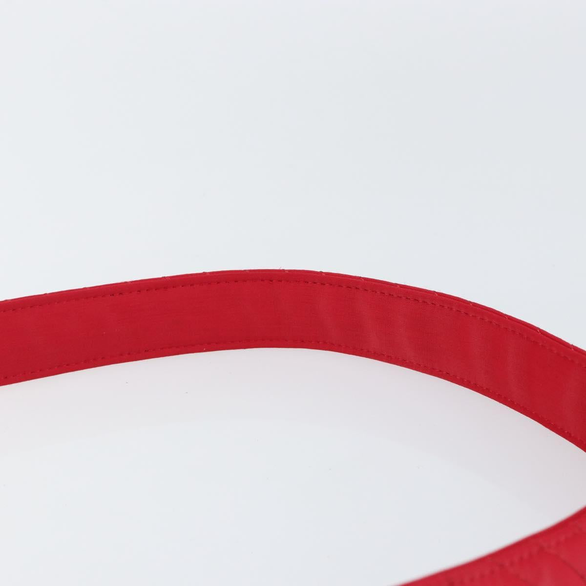 SAINT LAURENT Shoulder Bag Nylon Red Auth bs31041