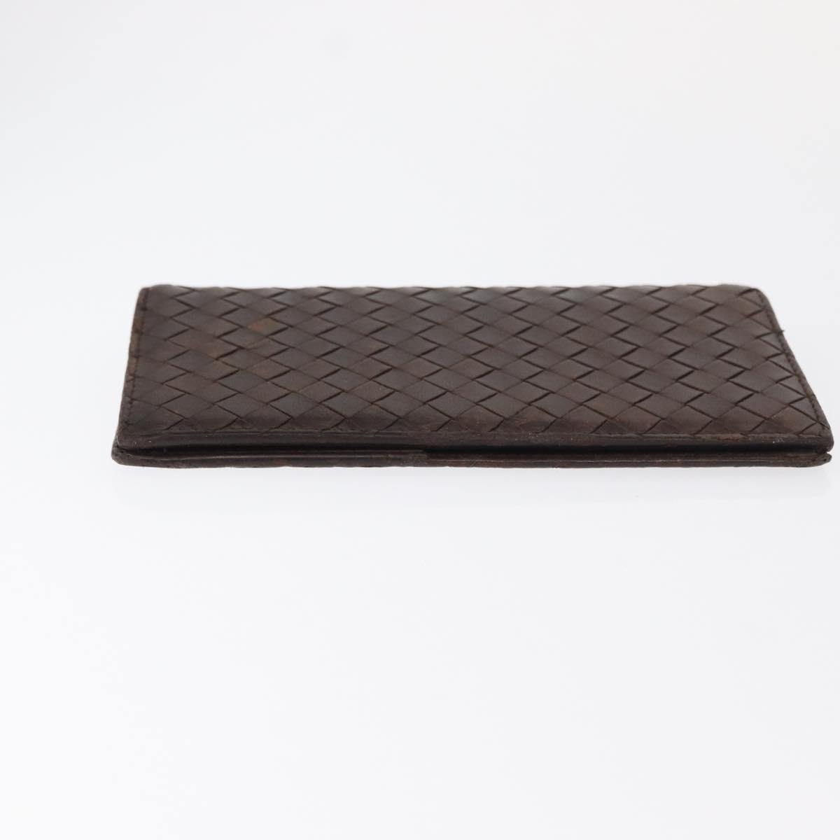 BOTTEGA VENETA INTRECCIATO Day Planner Cover Leather Brown Auth bs31043