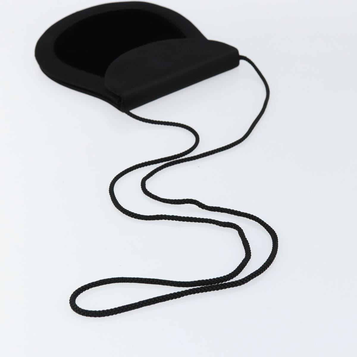 SAINT LAURENT Shoulder Bag Velor Black Gold Auth bs31045