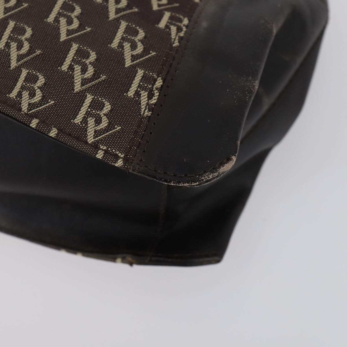 BOTTEGA VENETA Shoulder Bag Canvas 2 Set Beige Brown Auth bs31060