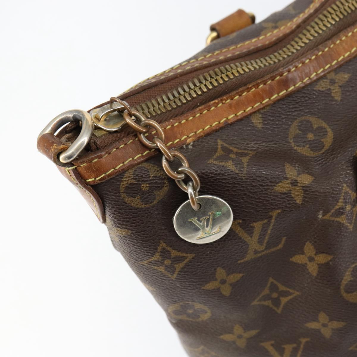 LOUIS VUITTON Monogram Palermo PM Tote Bag M40145 LV Auth bs31063