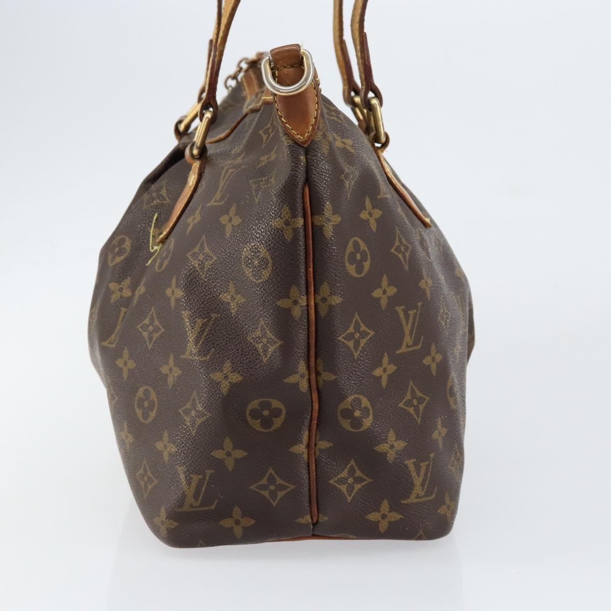 LOUIS VUITTON Monogram Palermo PM Tote Bag M40145 LV Auth bs31063