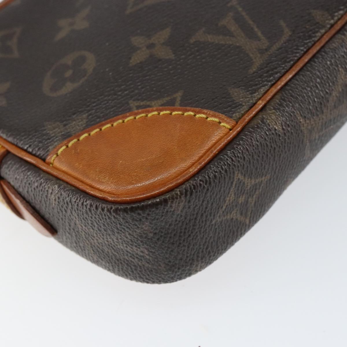LOUIS VUITTON Monogram Marly Dragonne PM Clutch Bag M51827 LV Auth bs31068