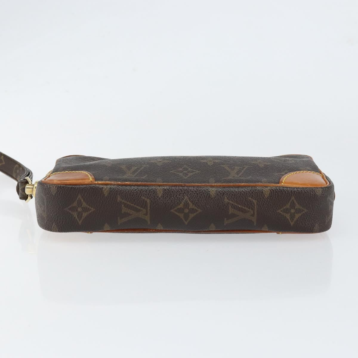 LOUIS VUITTON Monogram Marly Dragonne PM Clutch Bag M51827 LV Auth bs31068
