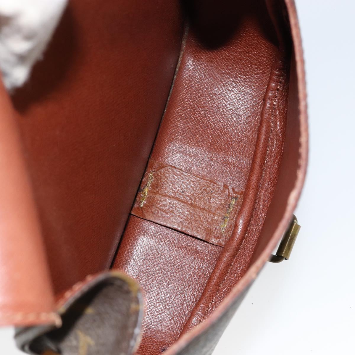 LOUIS VUITTON Monogram Cartouchiere PM Shoulder Bag M51254 LV Auth bs31073