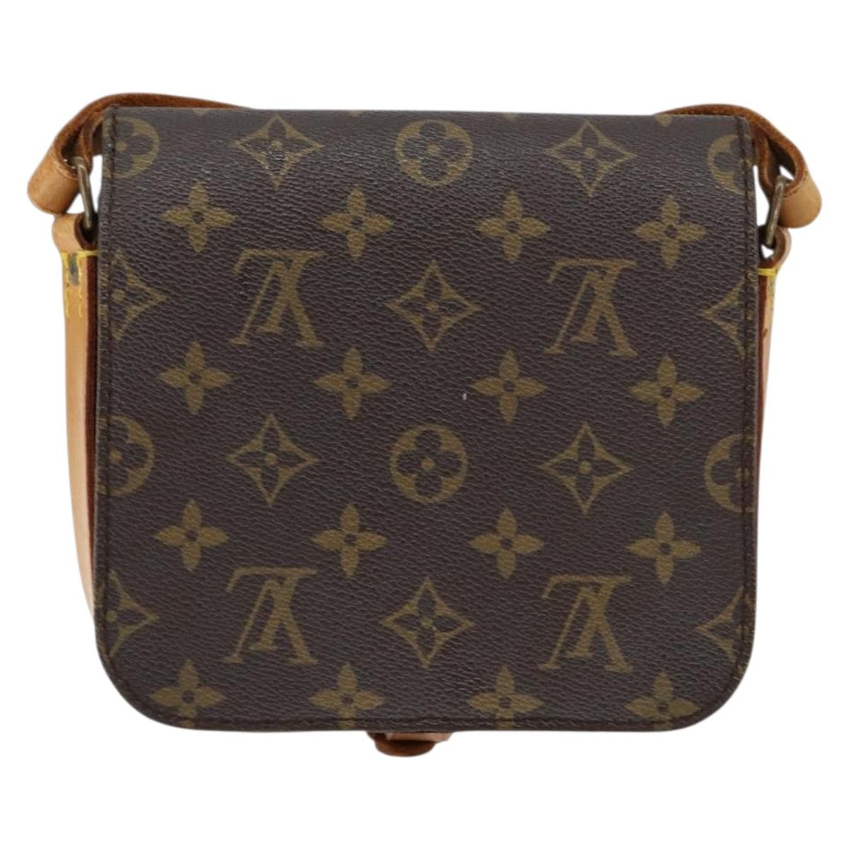 LOUIS VUITTON Monogram Cartouchiere PM Shoulder Bag M51254 LV Auth bs31073