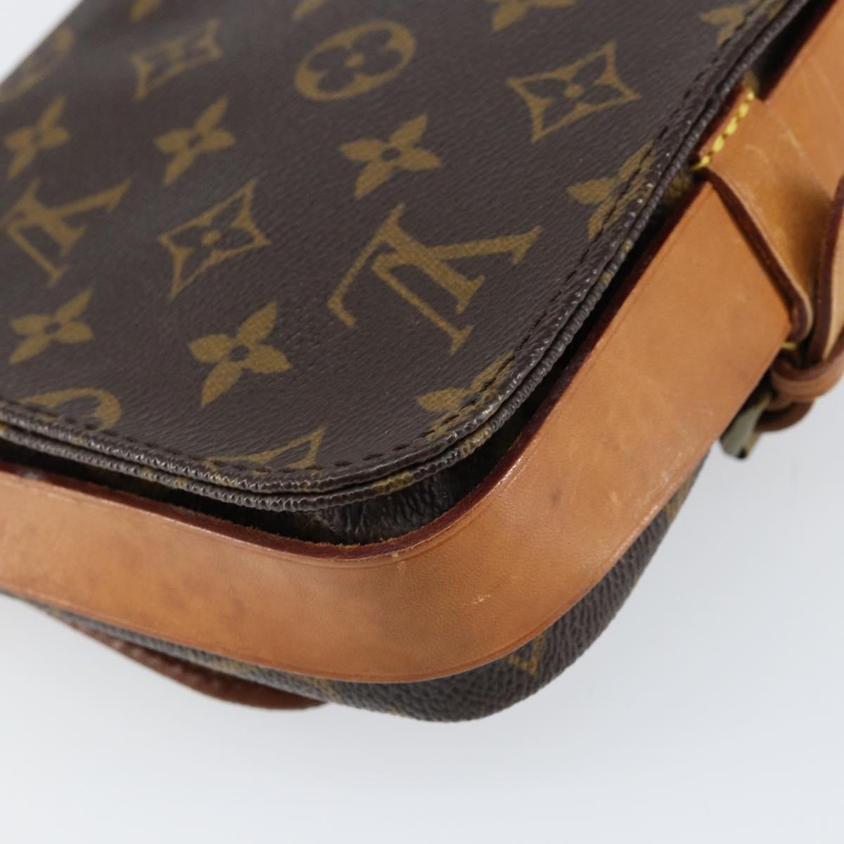 LOUIS VUITTON Monogram Cartouchiere PM Shoulder Bag M51254 LV Auth bs31074