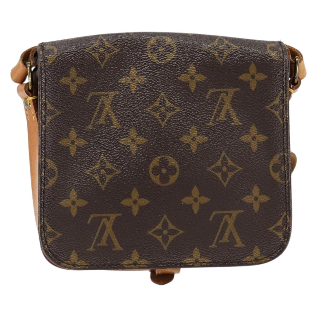 LOUIS VUITTON Monogram Cartouchiere PM Shoulder Bag M51254 LV Auth bs31074