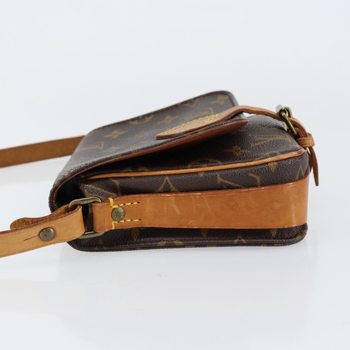 LOUIS VUITTON Monogram Cartouchiere PM Shoulder Bag M51254 LV Auth bs31074