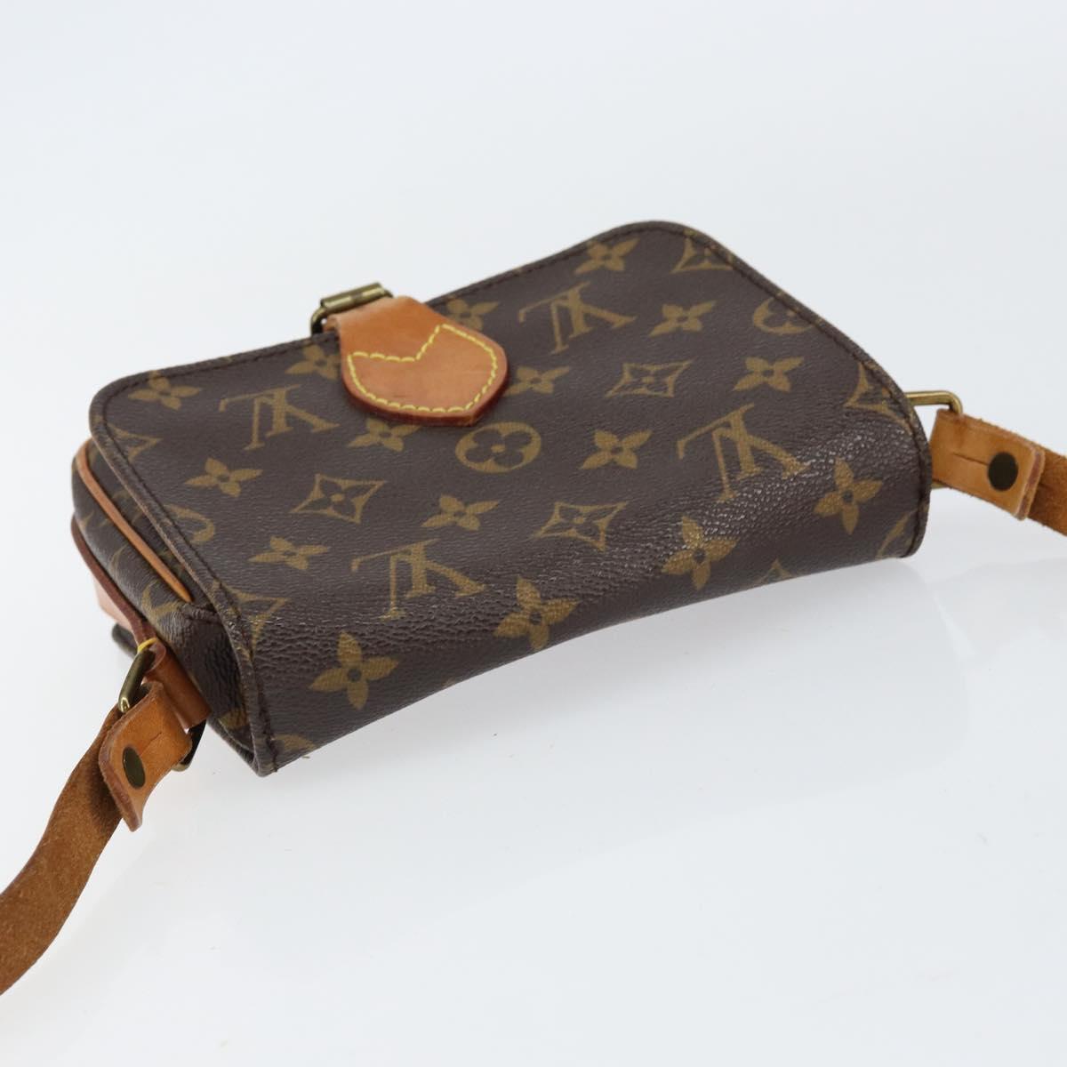 LOUIS VUITTON Monogram Cartouchiere PM Shoulder Bag M51254 LV Auth bs31074