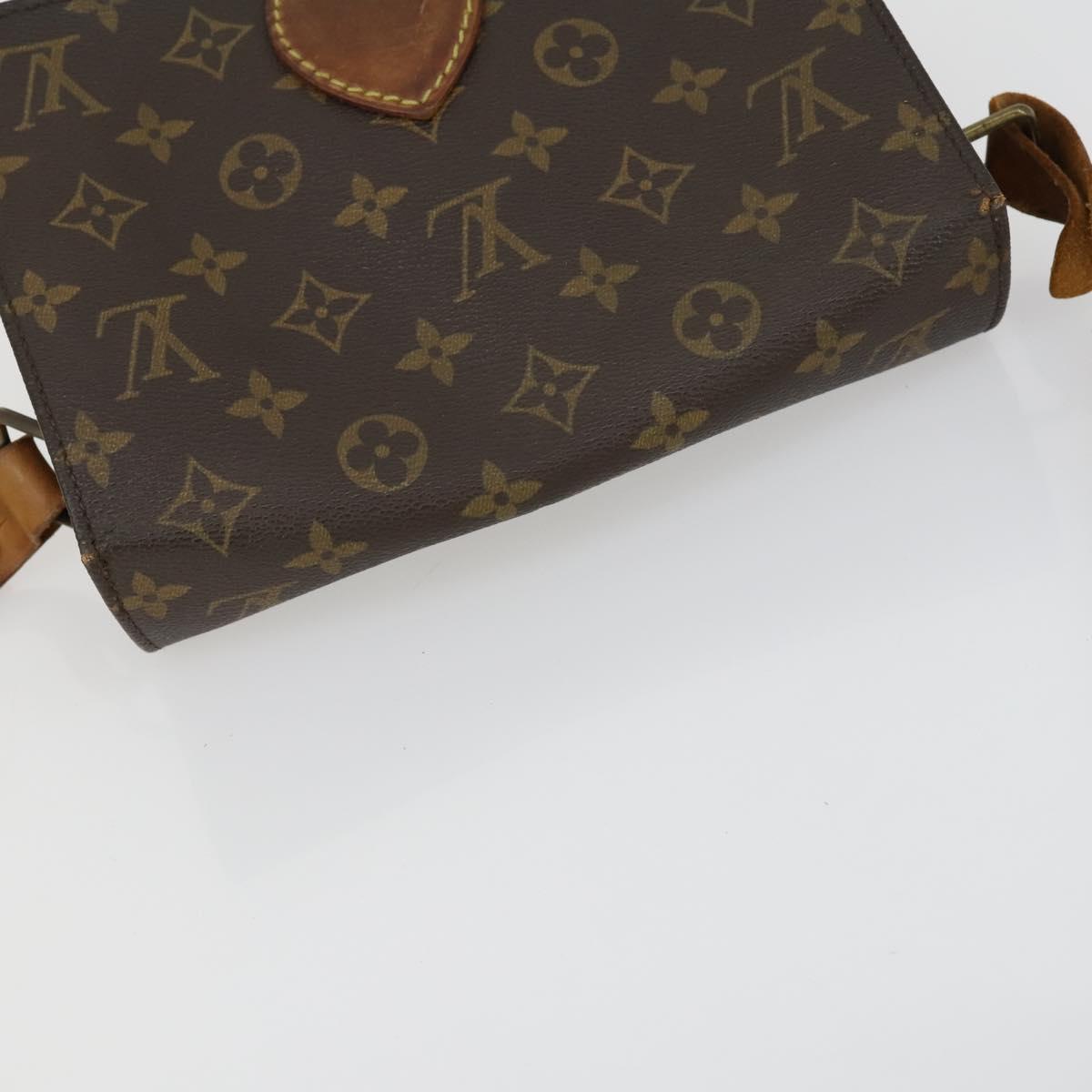 LOUIS VUITTON Monogram Cartouchiere MM Shoulder Bag M51253 LV Auth bs31075