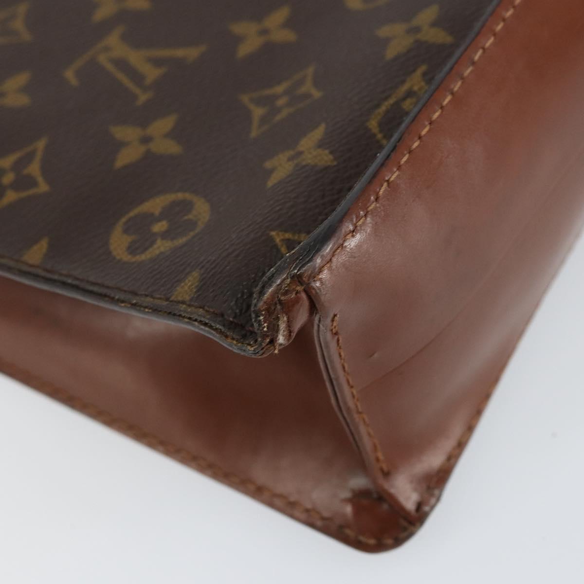 LOUIS VUITTON Monogram Monceau 28 Hand Bag M51185 LV Auth bs31077