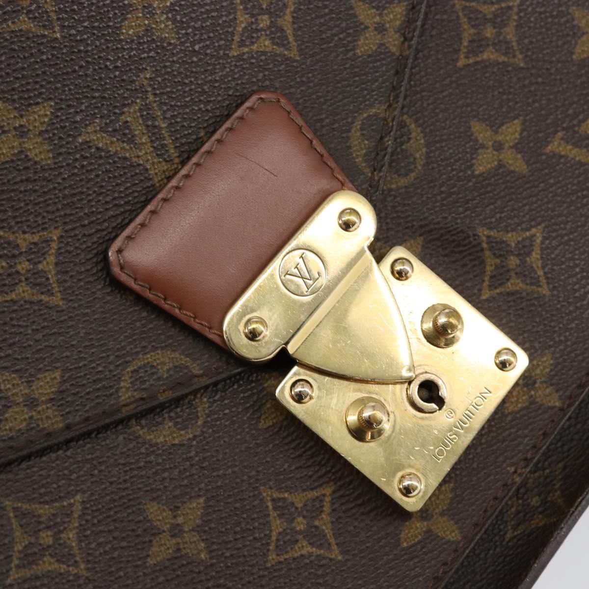 LOUIS VUITTON Monogram Monceau 28 Hand Bag M51185 LV Auth bs31077
