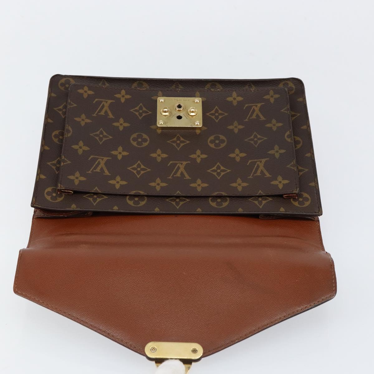 LOUIS VUITTON Monogram Monceau 28 Hand Bag M51185 LV Auth bs31077