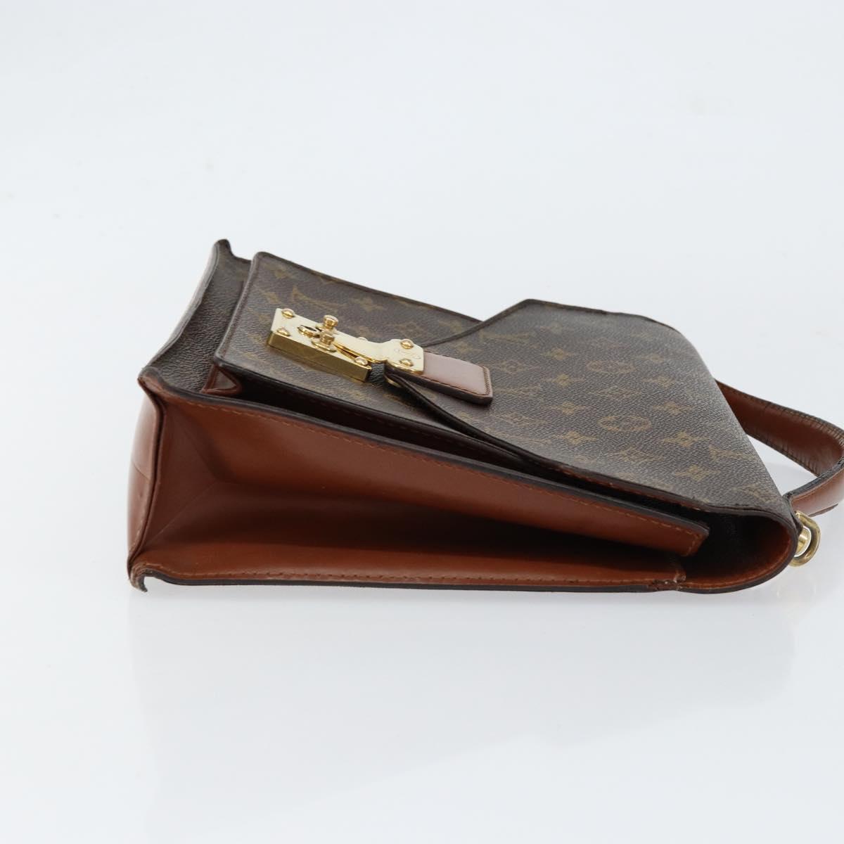 LOUIS VUITTON Monogram Monceau 28 Hand Bag M51185 LV Auth bs31077