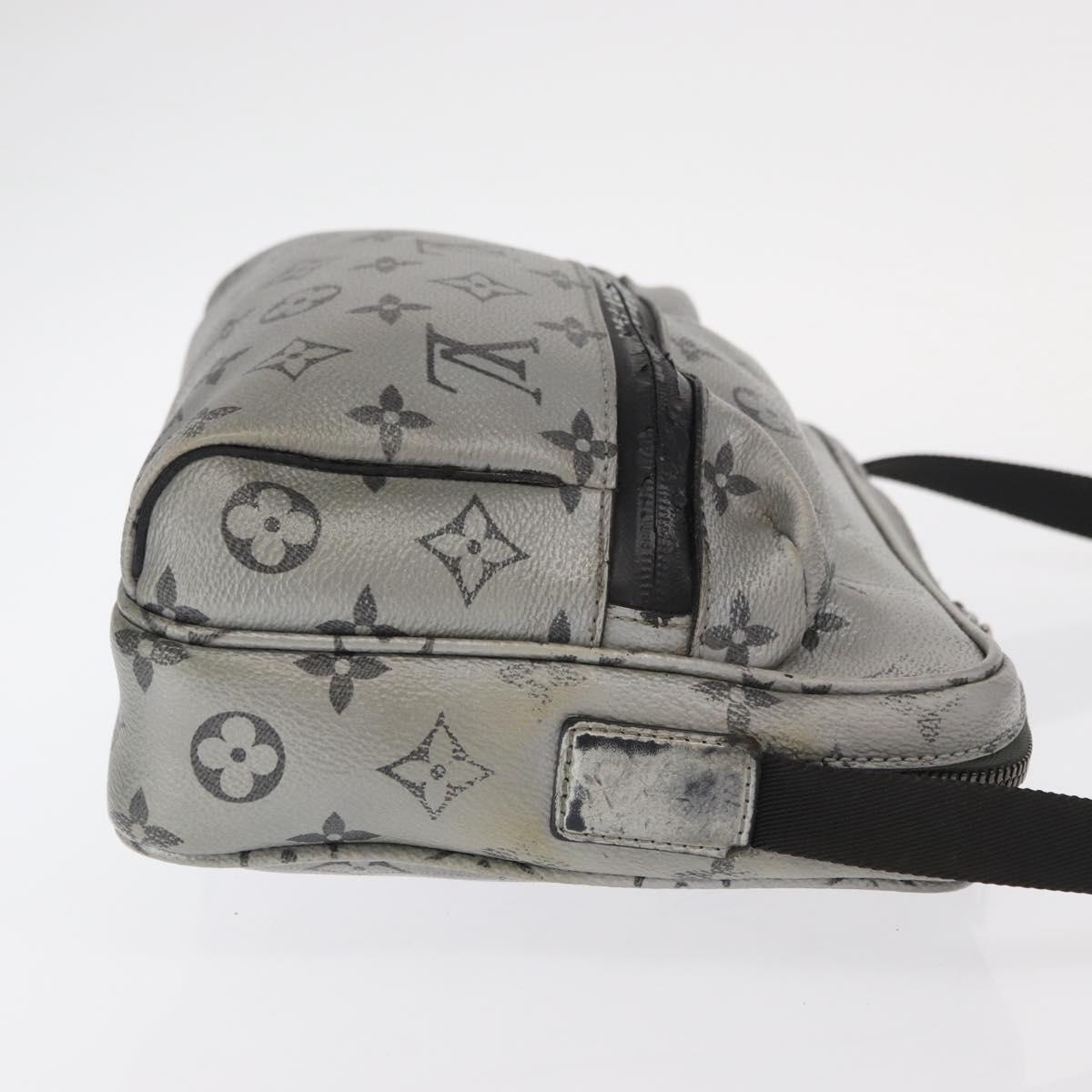 LOUIS VUITTON Monogram Reflect Messenger PM Bag Silver M43859 LV Auth bs31079