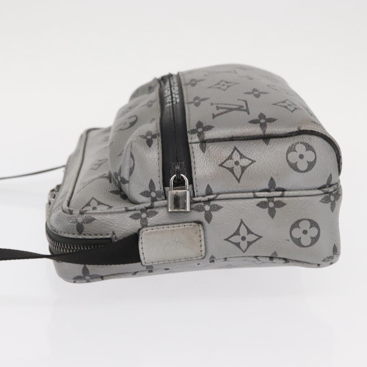 LOUIS VUITTON Monogram Reflect Messenger PM Bag Silver M43859 LV Auth bs31079