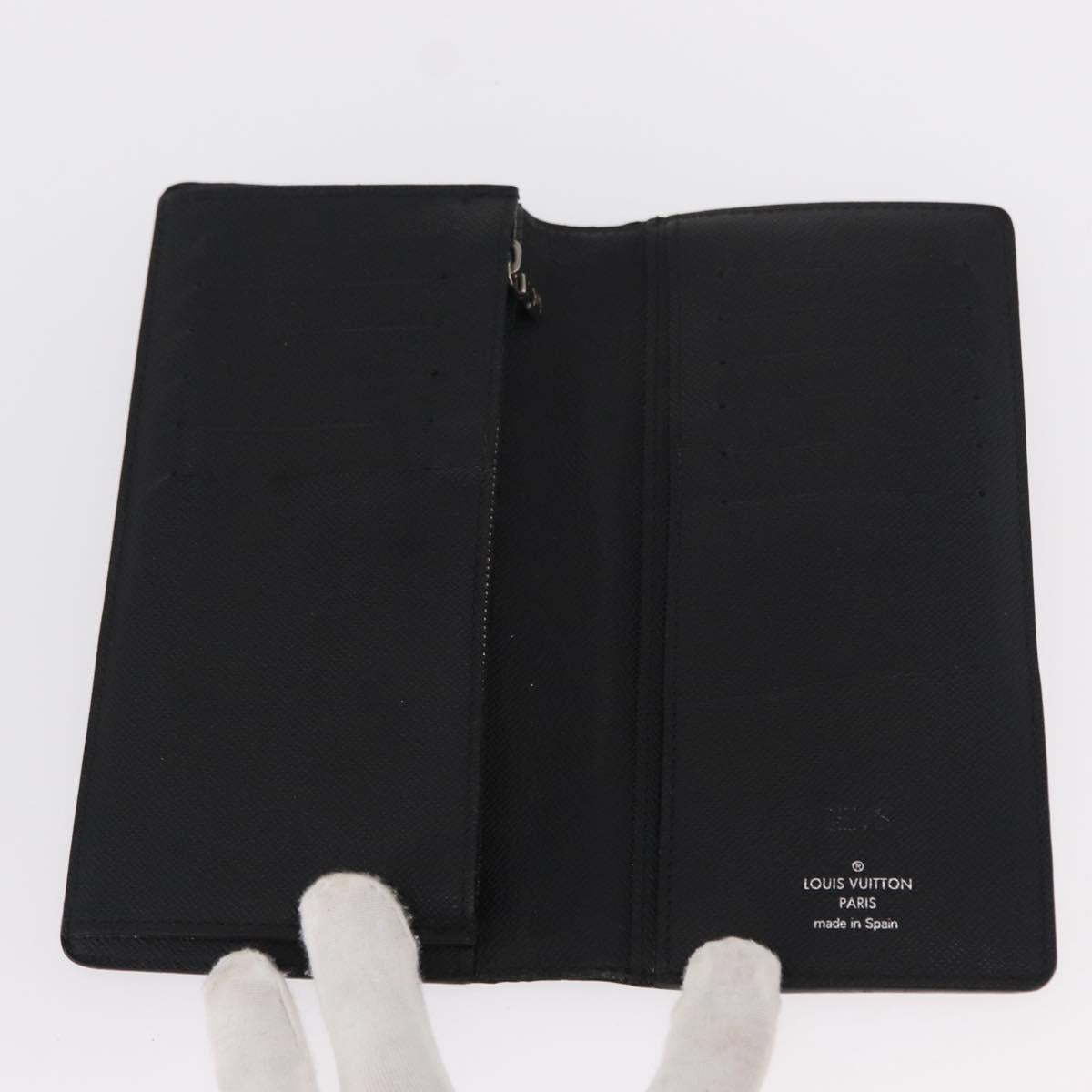 LOUIS VUITTON Damier Graphite Porte Feuille Brother Wallet N61211 Auth bs31080