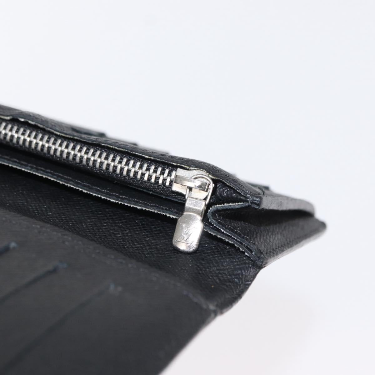 LOUIS VUITTON Damier Graphite Porte Feuille Brother Wallet N61211 Auth bs31080