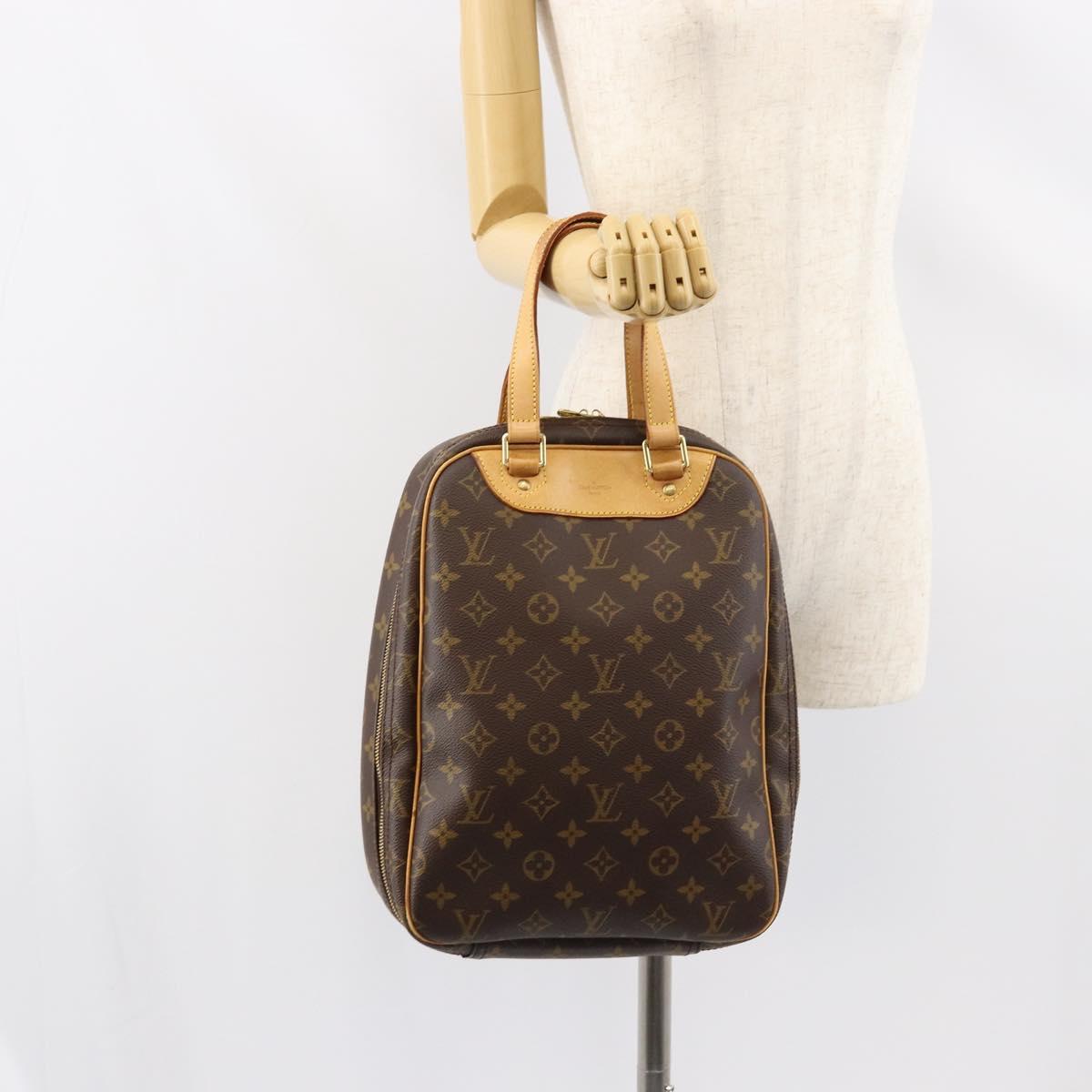 LOUIS VUITTON Monogram Excursion Hand Bag M41450 LV Auth bs31085