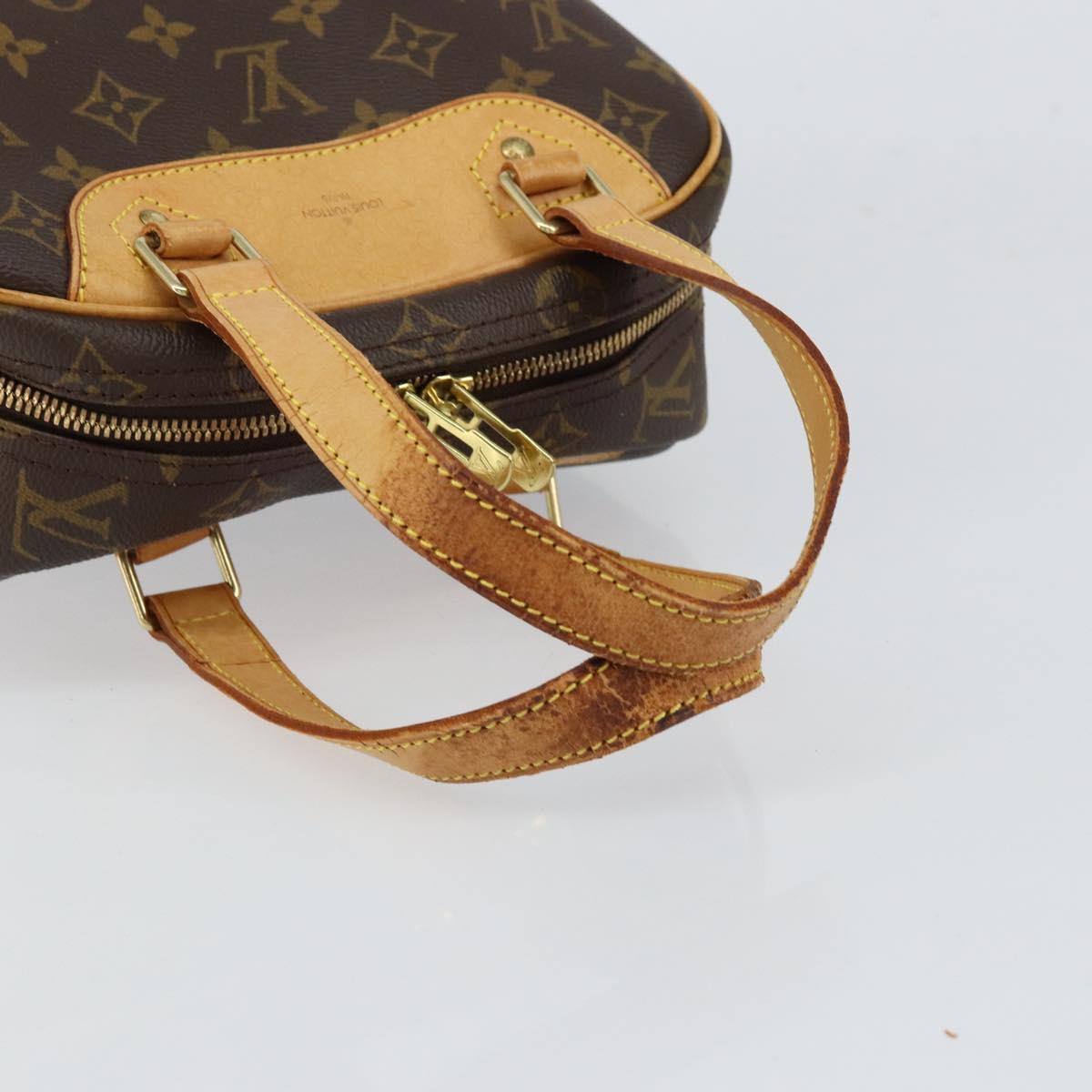 LOUIS VUITTON Monogram Excursion Hand Bag M41450 LV Auth bs31085