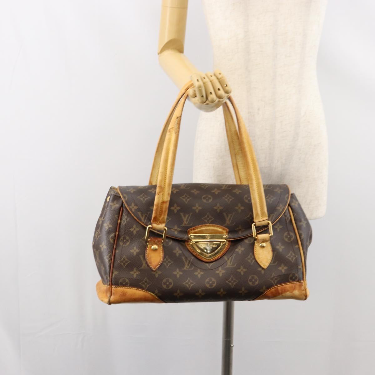 LOUIS VUITTON Monogram Beverly GM Shoulder Bag M40120 LV Auth bs31087