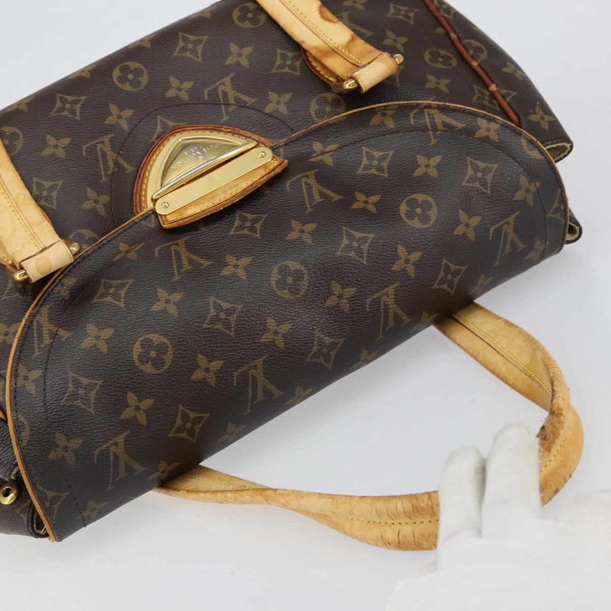 LOUIS VUITTON Monogram Beverly GM Shoulder Bag M40120 LV Auth bs31087