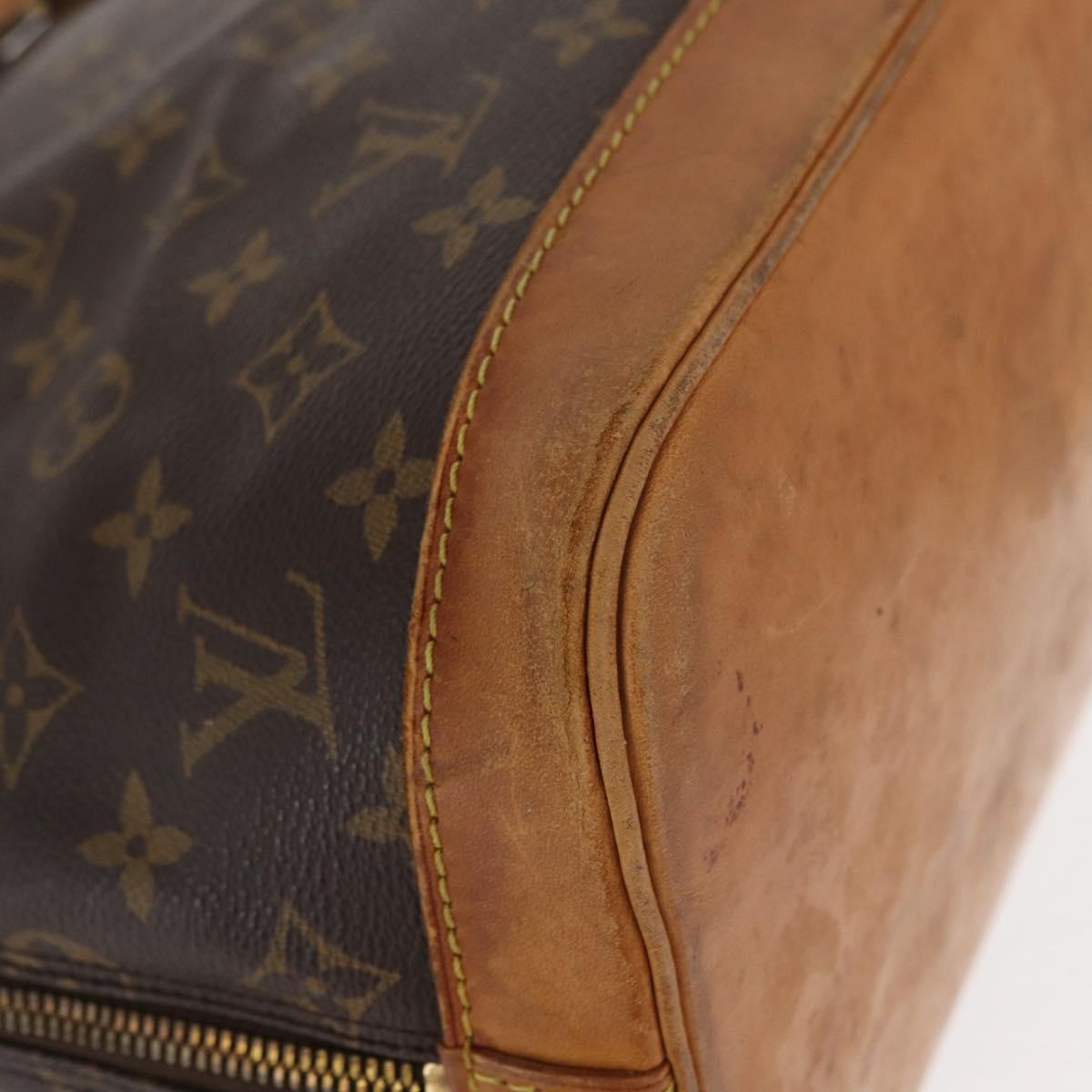 LOUIS VUITTON Monogram Alma Hand Bag M51130 LV Auth bs31088