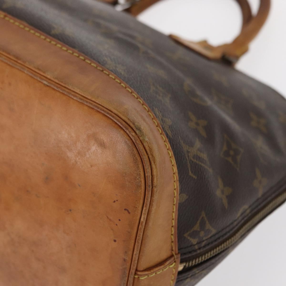 LOUIS VUITTON Monogram Alma Hand Bag M51130 LV Auth bs31088