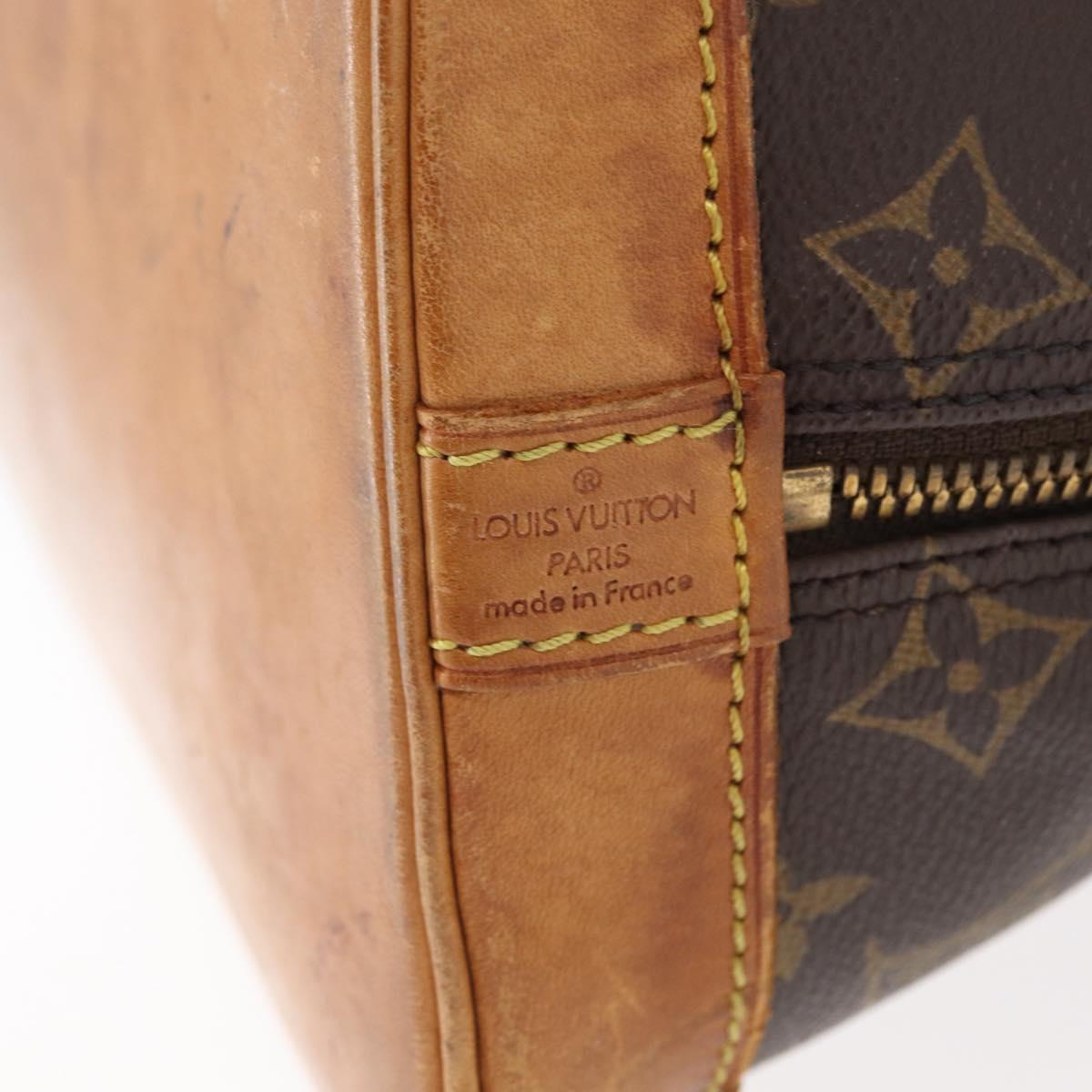 LOUIS VUITTON Monogram Alma Hand Bag M51130 LV Auth bs31088