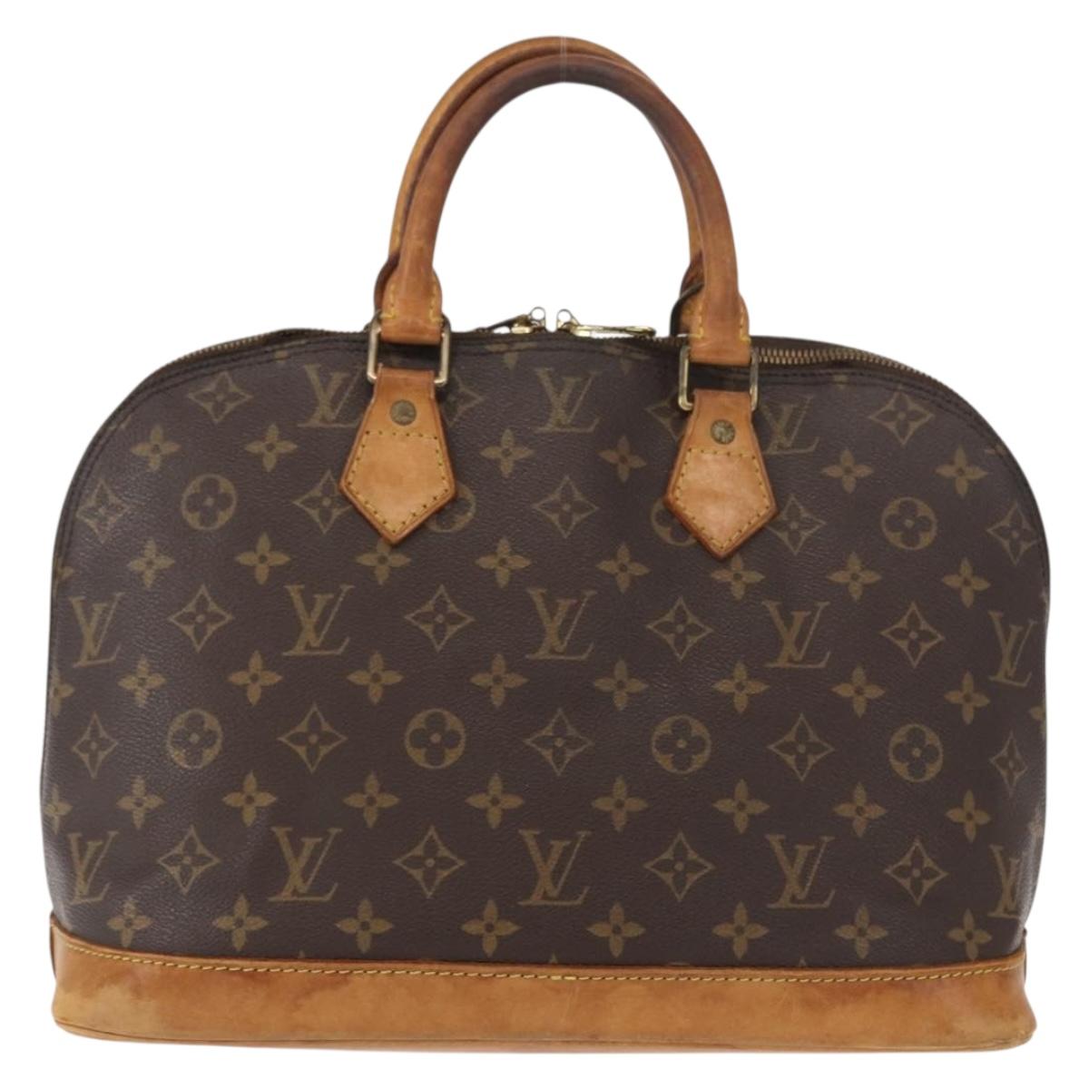 LOUIS VUITTON Monogram Alma Hand Bag M51130 LV Auth bs31088