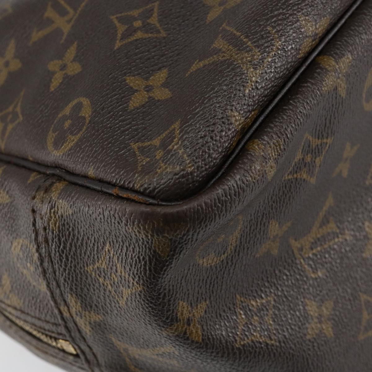 LOUIS VUITTON Monogram Deauville Hand Bag M47270 LV Auth bs31089